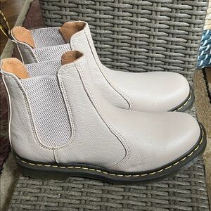 Dr. Martens Cream Chelsea Boots
